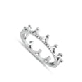thumbnail image 4 of Oxidized Crown Tiara Royal Queen Ring .925 Sterling Silver Band Jewelry Female Male Unisex Size 9, 4 of 4
