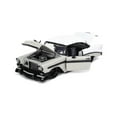 thumbnail image 2 of 1956 Chevy Bel Air, Gray and White - Jada Toys 32696/4 - 1/24 scale Diecast Model Toy Car, 2 of 5