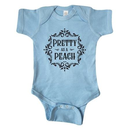 

Inktastic Pretty as a Peach Gift Baby Girl Bodysuit