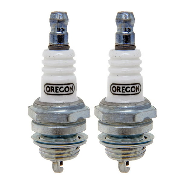 Oregon 2 Pack 7730512PK Spark Plug Bosch W7AC Champ RJ19LM NGK BR2LM