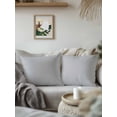 thumbnail image 3 of 1 Pack Outdoor Throw Pillow, Grey Waterproof Pillow with Insert Included, Modern Pure Gray Decorative Accent Cushion Sofa Pillows for Patio Porch, 16 x 16 In, 3 of 8