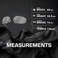thumbnail image 5 of Oakley OO4141 Whisker Oval Shaped Non-Polarized Sunglasses for Men - Includes Official Eyewear Kit - Carbon Frame with Prizm Black Lens, 5 of 6