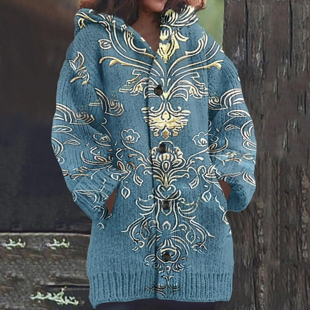 Cárdigan de mujer, cárdigan de manga larga, ahuecado, color sólido, chaqueta informal, parte superior de poliéster para mujer