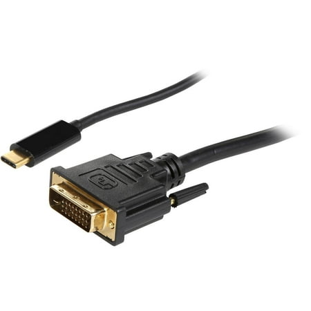 UPC: 0037332202499 | Tripp Lite USB C to DVI Adapter Converter Cable 1080p Type C to DVI 3ft (U444-003-D)