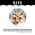 thumbnail image 2 of ATEDEANEI 12" Wall Clock Battery Operated Silent Non Ticking Simple Hand Drawn Cute Fox Cute Design, 2 of 5