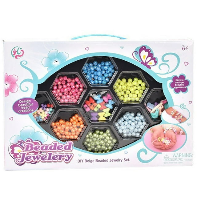 Acrylic Bead Kit DIY - Colorful Lovely Bracelet Making Kit Bracelet Bead Set