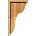 thumbnail image 3 of 8"W x 10"D x 18"H Carmel Rough Sawn Corbel w/Backplate, Western Red Cedar, 3 of 9