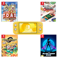 thumbnail image 1 of Nintendo Switch Lite Game Console with One Puzzle Game - Yellow (Refurbished), 1 of 4