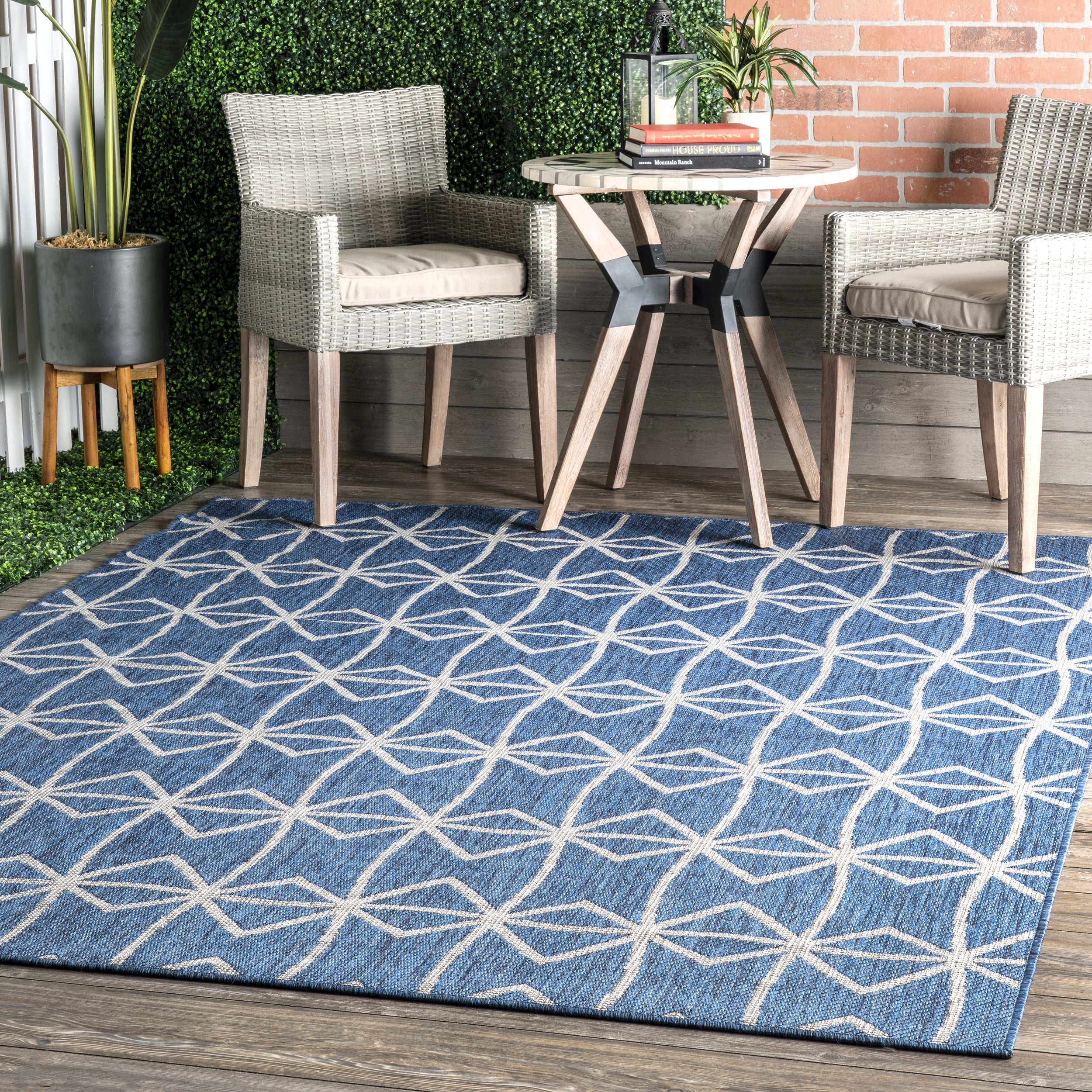 nuLOOM Saunders Geometric Indoor/Outdoor Area Rug