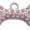 Pink, variant on Delight Jewelry Silver-tone Large Brown Crystal Dog Bone - Script Class of 2025 Dome Charm Necklace, 18"