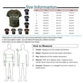 thumbnail image 2 of Men's Raglan T-shirt Retro Short Sleeve Round Neck Letter Printing Tops 5XL, 2 of 3