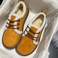 thumbnail image 2 of Lovskoo 2024 Moccasin Slippers Thickened Foot Wrapped Winter Home Cotton Shoes Outer Wear Full Package Shoes Warm Home Indoor Plush Shoes Thick Bottom Package Heel Plush Flat Shoes Brown, 2 of 8