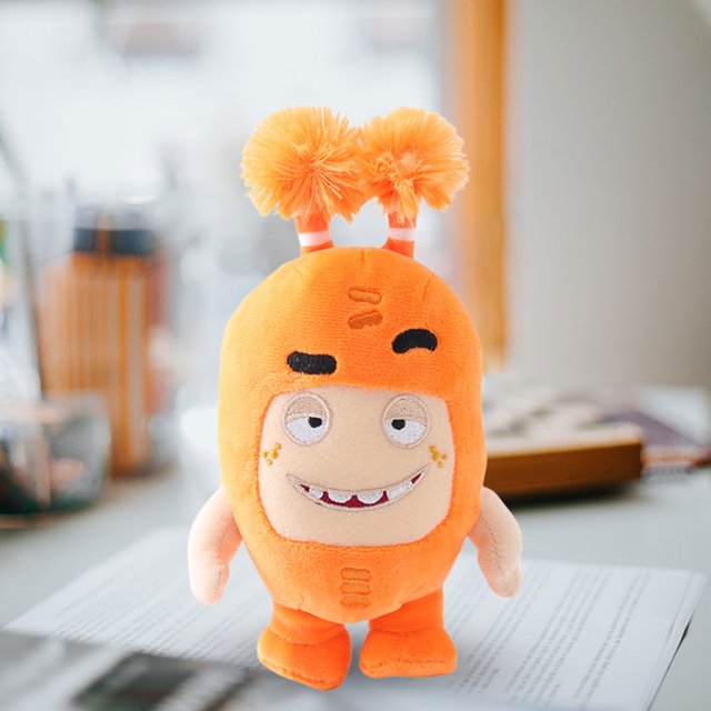 Oddbods Peluches de Peluche Mini Figuras de 18 CM para niños y niñas (Naranja)