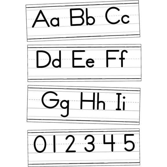 Carson-Dellosa Farmhouse Alphabet Line: Manuscript Bulletin Board Set (110573)