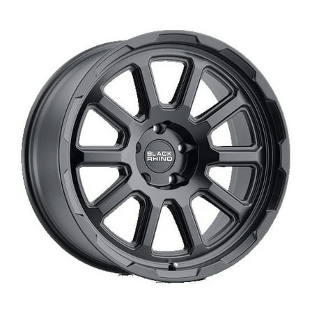 Black Rhino Chase 20X9.5 5X139.7 0Et 112.1Cb Matte Black Wheel