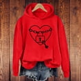 thumbnail image 2 of Bovemsi Sweatshirt for Women Fleece Hoodie With Pocket Lightweight/ Pullover Long Sleeve Adjustable Casual Daily Wear Outdoor/Indoo Comfort Hoodie, 2 of 4