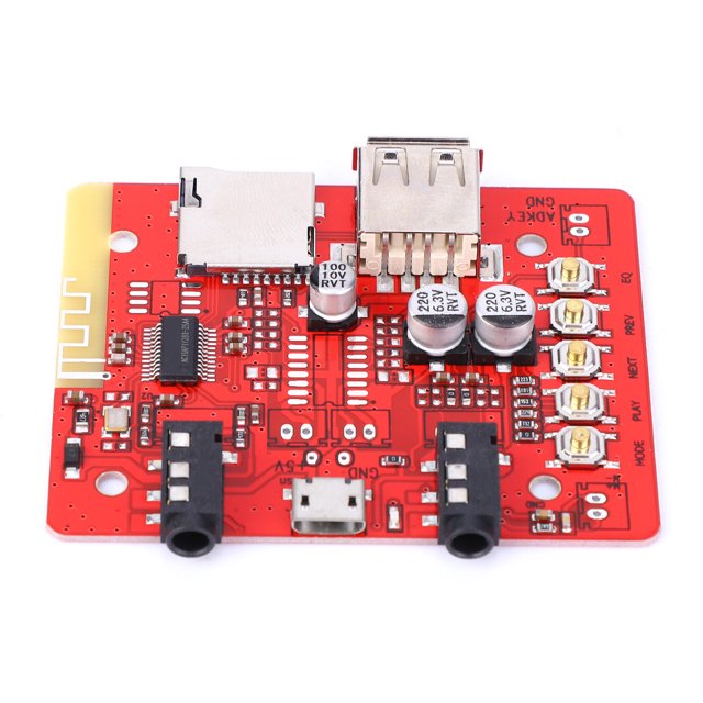 Placa De Amplificador De Audio, Compatible Con Tarjeta Bluetooth USB TF Tarjeta De Receptor De Audio Inalámbrica WIFI De 5V Para Bluetooth 3.0/4.0 Para 4.1 Especificaciones De Cergrey Audio Receiver Module