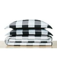 thumbnail image 5 of Truly Soft Everyday Buffalo Plaid Black Polyester 3-Piece Full/Queen Quilt Set, plaid themed, for Men and Women, OEKO-TEX Certified Confidence, 5 of 8