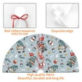 thumbnail image 7 of Cauagu 48" Christmas Tree Skirt Winter Gnome And Snowman Pattern Christmas Tree Decorations Tree Mat for Xmas Decorations Occasion Holiday Home Decor -48", 7 of 7