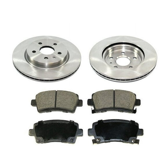 Rear Brake Pad and Rotor Kit - Compatible with 2011 - 2017 Buick Regal 2012 2013 2014 2015 2016