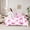 Pink, variant on Castle Fairy Kids Kawaii Cherry Bow Twin Bedding Sets,Dreamy Bowknot Bedding Comforter Set