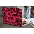 thumbnail image 3 of KSK KAISHEK Protective Case Hard Cover Only for 2022/2021/2020/2019/2018 Released New MacBook Air 13" with Retina Display Touch ID Model: A2337 m1/A2179/A1932 Flower 0754 + Black Keyboard Cover, 3 of 5