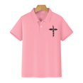 thumbnail image 5 of LNMQLPDBS Girls School Uniform Shirts Button Down Lapel Shirt Breathable Golf Collared Short Sleeve T-Shirt Teens Soft Summer Uniform Tops, 5 of 8