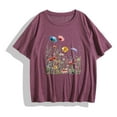thumbnail image 4 of Women's Tops Large Printed Short Sleeved T-shirt, 4 of 4