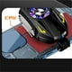 thumbnail image 4 of Matsuzay Ventilador de refrigeración para teléfono móvil, radiador portátil, 3 marchas, ajustable, recargable, Universal, Cool Gaming, accesorio de Teléfono y Comunicación Negro, 4 of 6