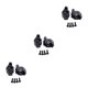 thumbnail image 5 of Soportes de ruedas Vogacara para ECX 1/12 Rc RGT 136100 negro, 5 of 6