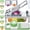 8 Blade, variant on All-in-1 Vegetable Chopper with 8 Blades - Mandoline Slicer-Pro Food Chopper with Container - Veggie Salad Onion Chopper - Potato Dicer French Fry Cutter - Cheese Grater - Stainless Steel material
