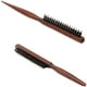 thumbnail image 5 of Wood Handle Natural Boar Bristle Hair Brush Fluffy Comb Hairdressing Barber Wood-color, 5 of 5