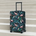 thumbnail image 2 of Lsque Flamingos And Birds Printed Luggage Cover, Travel Luggage Protector,Scratch and Dirt Resistant, Fits 18-32 Inch Luggage - X-Large, 2 of 9