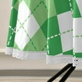 thumbnail image 5 of SKYSONIC Green White Plaid Tablecloth Round Tablecloths Polyester Tablecover Cloths Washable Tabletop Runner Kitchen Party Picnic Dining Home Decor 60inch, 5 of 7
