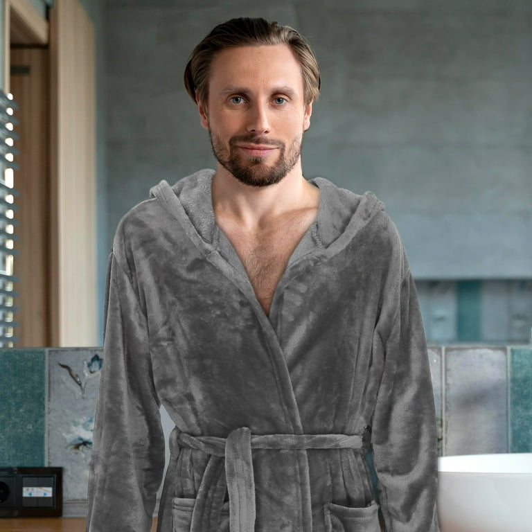 Bathrobe Pajamas Pajamas for Men Towel Bathrobe Men Hooded Mens