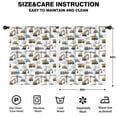 thumbnail image 2 of Blackout Kids Curtains,Cartoon Construction Vehicles Mountains Childrens Insulated Curtains Set Of 2,Bedroom Essentials,Toddler Room Decor 52"x63", 2 of 5