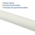 thumbnail image 3 of Foam Grip Tubing Handle Grips 22mm(7/8") ID 32mm OD 10" White for Utensils, Fitness, Tools Handle Support, 3 of 5