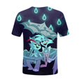 thumbnail image 5 of Hazbin Hotel Camiseta Manga Corta Cuello Redondo Estampada Moda Casual Mujer Azul/S, 5 of 5