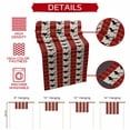 thumbnail image 5 of Table Runner 70 Inch Long - Vintage Reindeer on LinenDecorative Table Scarf,Red Geometric PlaidDining Table Runners for Wedding Party Kitchen Dining Tables, 5 of 9