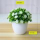 thumbnail image 2 of Plantas artificiales falsas modernas con decoración de de blanco Sunnimix florero flores de imitación en maceta, 2 of 6