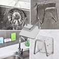 thumbnail image 4 of Torubia 2Pack Sponge Holder for Kitchen Sink, Strong Adhesive Small Sponge Holder Rustproof & Waterproof Kitchen Sink Caddy - Minimal Size Save Sink Space- SUS304 Stainless Steel,Quick Drying, 4 of 6