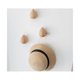 thumbnail image 4 of 3 Piezas Gancho de Madera, Perchero de Pared, Perchero de Madera Natural, Gancho de Pared de Madera Natural Moderno Hecho a Mano para Colgar Ropa, Sombrero, Bufandas, Auriculares, 4 of 5