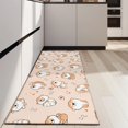 thumbnail image 4 of Shibainu and Love Kitchen Rug Mat,Kitchen Runner Rugs Non Skid Washable,Decorative Kitchen Floor Mats for Kitchen,Sink,Laundry,17"X47", 4 of 5