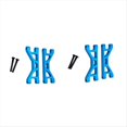 thumbnail image 5 of Kit de Brazo Oscilante Delantero y Trasero para Coche RC 1/16 UD M16, RC, Color Azul ., 5 of 5