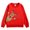 Red, variant on Crewneck Sweatshirt Kids Christmas Print Pullover Crew Neck Long Sleeve Hoodless Sweatshirt Black 4-5 Years
