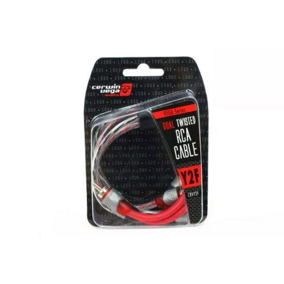 Cerwin Vega CRVY2F Dual Twisted Rca Molded 1m2f
