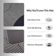 thumbnail image 4 of Geometric Gray Kitchen Mat Set, 4 of 7