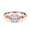 Rose, variant on Simulated Cubic Zirconia Size-5 Oval Art Deco Heart Filigree Infinity Engagement Ring 925 Sterling Silver