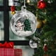 thumbnail image 3 of Bola Colgante de Navidad de Cristal Transparente Gloria para Decoración de Fiesta, 3 of 8