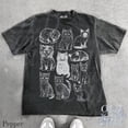 thumbnail image 4 of Cats 90s Vintage Tattoo Tshirt, Retro Y2k Kitten Shirt, Cat Lovers Gift, Cute Cat Shirts,Nature Unisex T-Shirt, 4 of 5